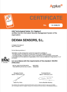 DEXMA ISO 27001