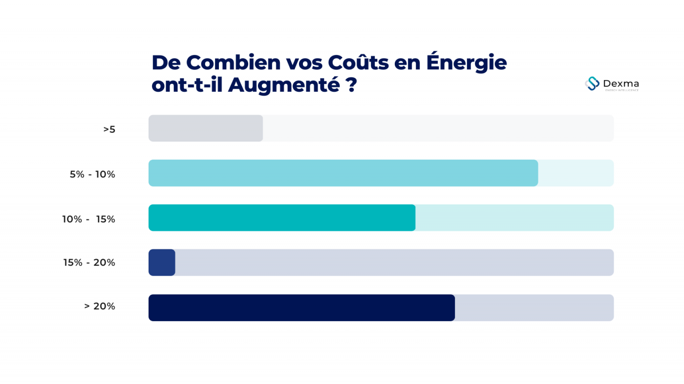 Impact des Coûts Énergétiques - Enquête Dexma Gestion de l'énergie 2022