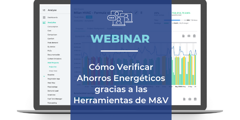 Webinar Verificación de ahorros energéticos con la Plataforma Dexma