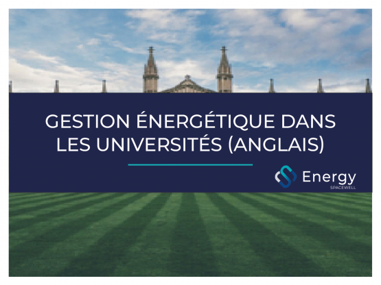 GESTION ÉNERGÉTIQUE DANS LES UNIVERSITÉS